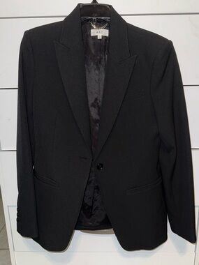 A.L.C. Black Single-Button Tailored Blazer
